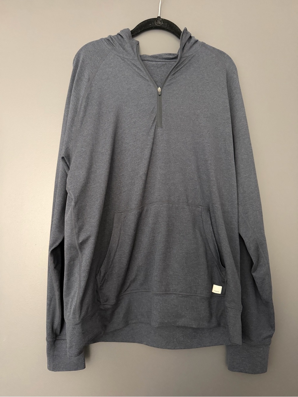 Vuori Men's Half-Zip Hoodie - Slate